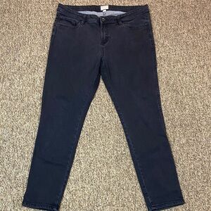 Original Weatherproof Vintage Black Skinny Jeans Plus Size 14